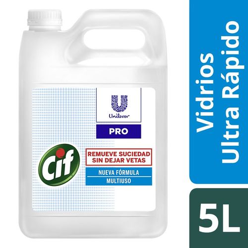 Cif Vidrios Biodegradable Limpiador Liquido  X 5 Lts