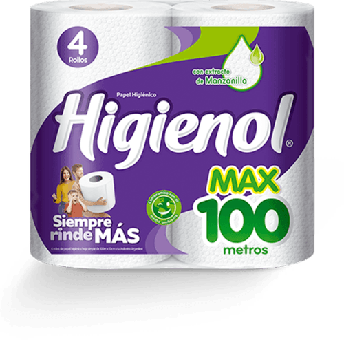 Papel Higienico Higienol Max Panal 100 Mts 10 X 4 Unid  (1519)