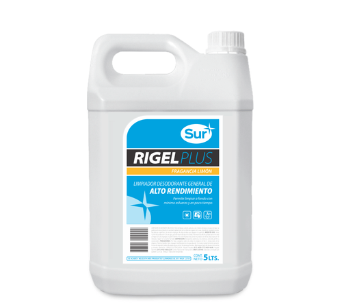 Limpiador Liquido Rigel Plus Limon X 5 Lts.