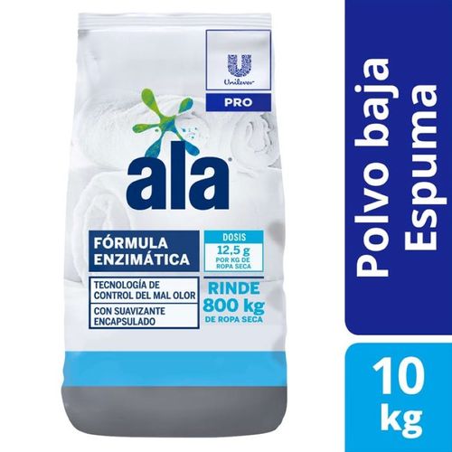 Jabon En Polvo Ala Matic X 10 Kg.