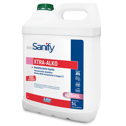 Xtra Alko Desinfectante Hidro-Alcoholico X 5 Lts
