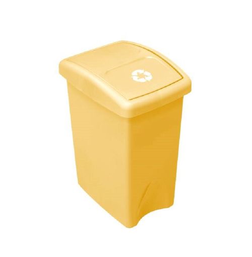 Papelera Vaiven Tapa Plana 53 Amarillo Italimpia (100253Y)