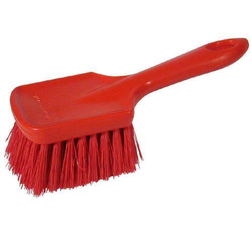 Cepillo Multiuso Mango Corto De Pbt Rojo Italimpia (4085R)