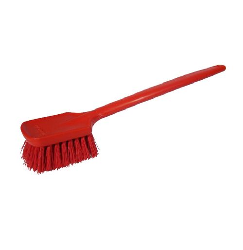 Cepillo Multiuso Mango Largo De Pbt Rojo Italimpia (4086R)