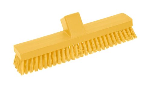 Cepillo Para Pared Semiduro De Pbt Amarilla Italimpia (4092Y)