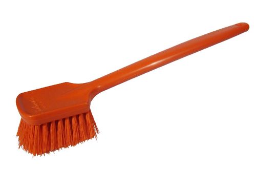Cepillo Mango Largo De Pbt Naranja Italimpia (4086O)