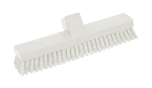 Cepillo Para Pared Semiduro De Pbt Blanco Italimpia (4092W)