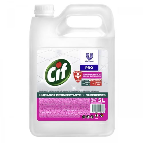 Cif Desinfectante Cuaternario X 5 Lts