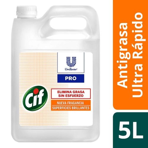 Cif Antigrasa Biodegradable Profesional X 5 Lts