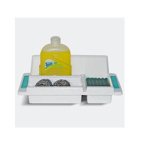 Organizador De Bacha Porta Esponja Y Detergente Mesada Cocina (255)