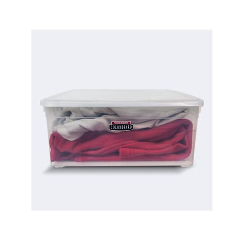 Caja Con Tapa Apilable Plastica Organizador Ropa Zapatos 17 Lts (9402)