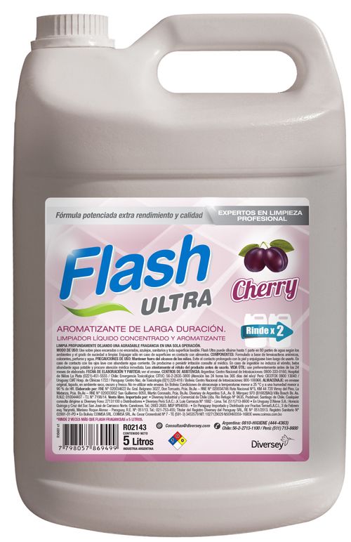 Flash Ultra Cherry X 5 Lts (Diversey)