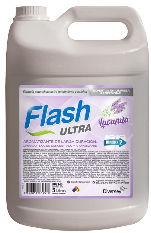 Flash Ultra Lavanda X 5 Lts (Diversey)