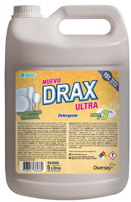 Drax Ultra X 5 Lts (Diversey)