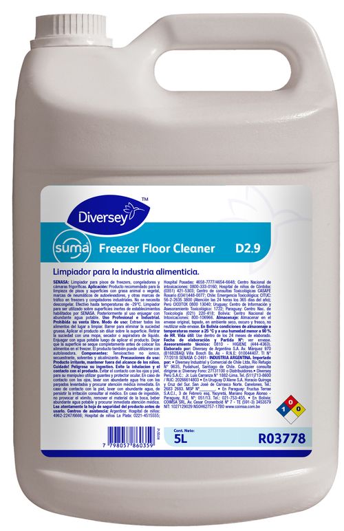 Suma Freezer Floor Cleaner X 5Lts  (Diversey)