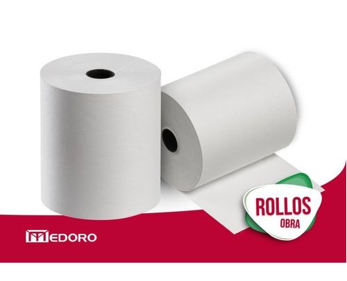 Rollo De Papel Obra 75 Mm 30 Mts X 10 Unid