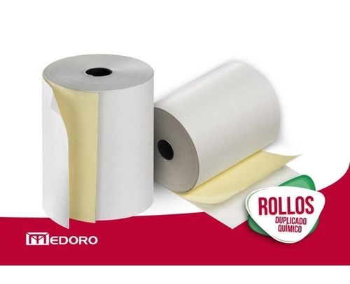 Rollo De Papel Quimico 57 Mm 20 Mts
