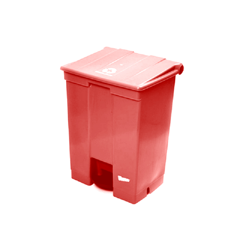Cesto A Pedal 60 Lts Rojo (Cp60Ro)