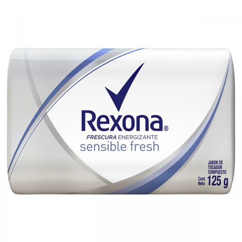 Jabon En Barra Rexona Sensible Fresh X 125 Grs.