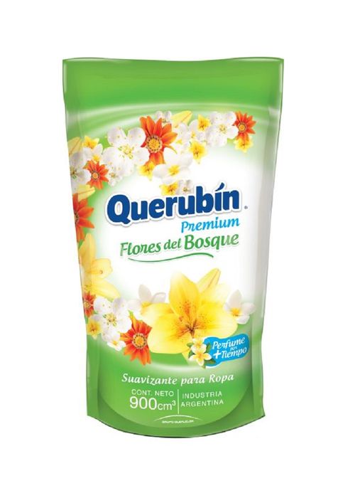 Suavizante Para Ropa Querubín Flores Del Bosque X 900 Ml