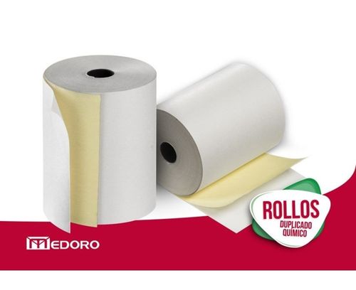 Rollo De Papel Quimico 57 Mm 30 Mts X 10 Unid.