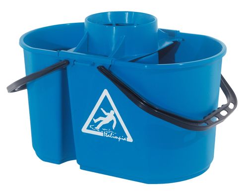 Balde Con Escurridor Gemini Azul Italimpia (2060B)
