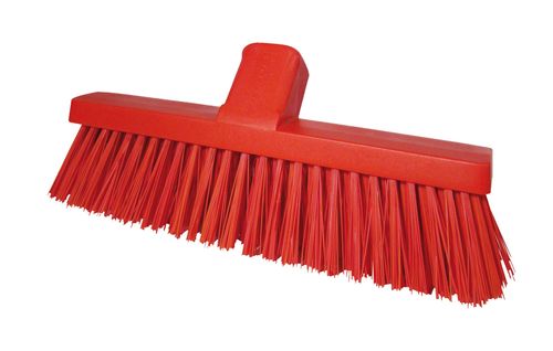 Cepillo De Piso Frigorifico De Fibra Larga En Pbt Rojo Italimpia (4088R)