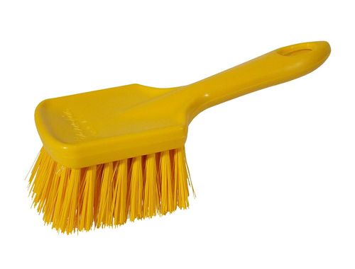 Cepillo Multiuso Mango Corto De Pbt Amarillo Italimpia (4085Y)