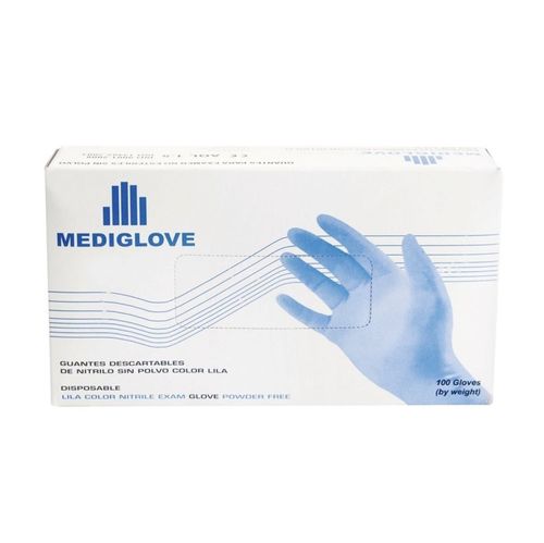 Guantes Descartables Nitrilo Azul Chicos X 100 Un.
