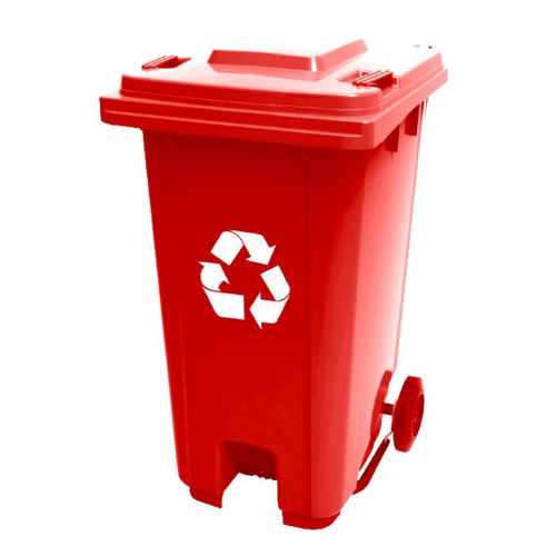 Contenedor Oso 240 Lts Con Pedal Rojo (P5240R) Italimpia