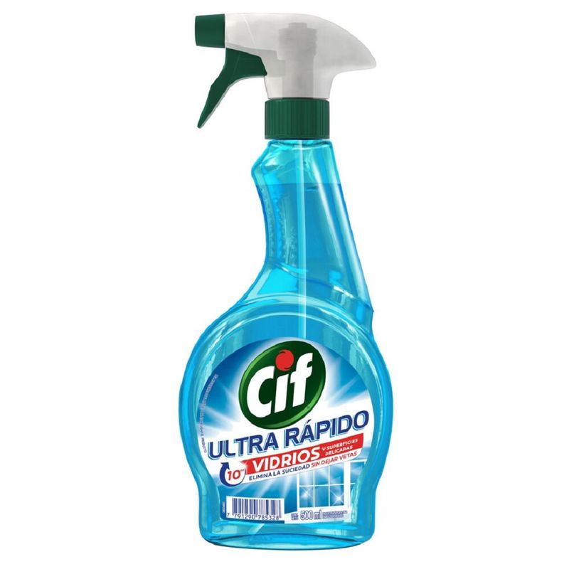 Cif Vidrios Limpiador Multiuso Gatillo X 500 Ml.