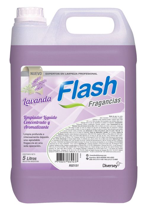 Flash Fragancia Lavanda X 5 Lts (Diversey)