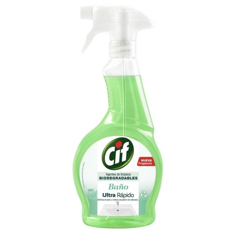 Cif Baño Biodegradable Limpiador Liquido Gatillo X 500 Ml.