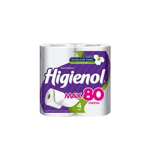 Papel Higiénico Higienol Max Panal Aloe 80 Mt x 40 Un (1585)