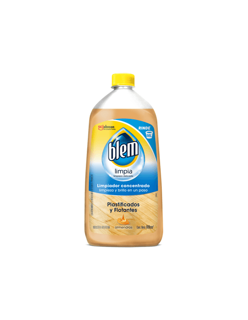 Limpiador Pisos Plastificados Flotantes Blem Almendras 800ml