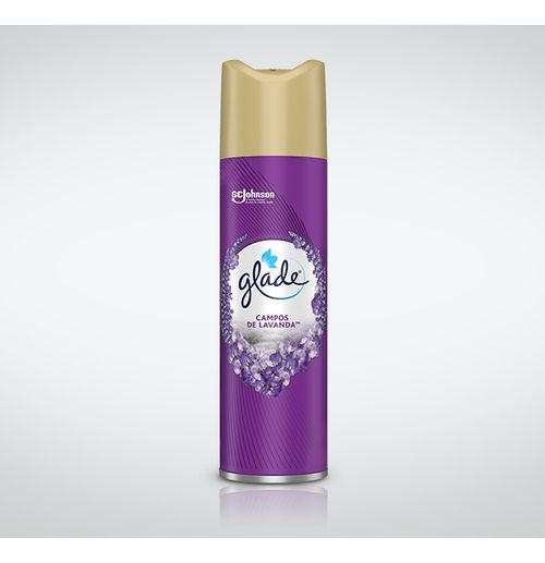 Aromatizante Glade En Aerosol Campos de Lavanda X 380 Cc.