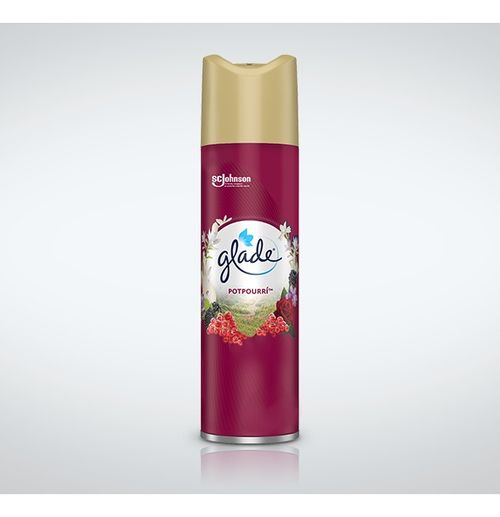 Aromatizante Glade En Aerosol Potpourrí X 380 Cc.