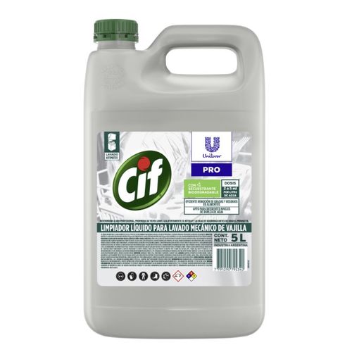 Cif Limpiador Liquido Para Lavado De Vajilla X 5 Lts