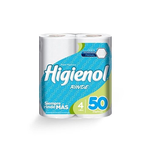 Papel Higienico Higienol Rinde 50 Mts. 12 X 4 Unid (1897)