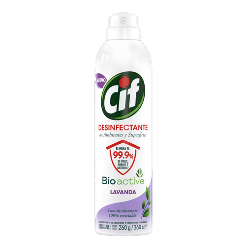 Cif Aerosol Desinfectante Lavanda X 360 Cc.