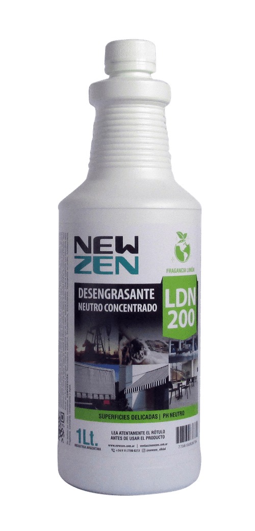 Desengrasante Neutro Concentrado Ldn - 200  X 1 Lt New Zen