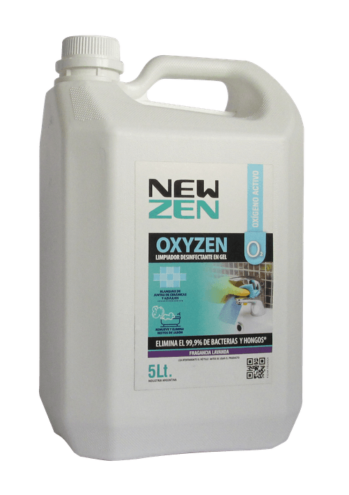 Limpiador Desinfectante Gel Oxyzen X 5 Lts New Zen
