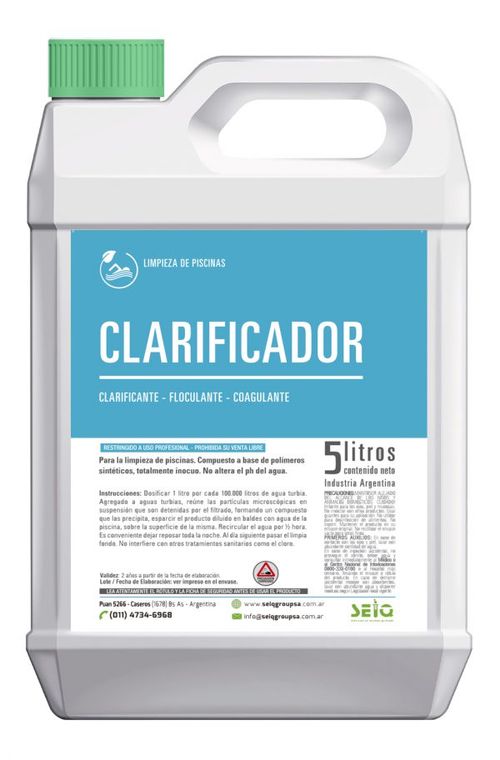 Clarificador X 5 Lts Seiq