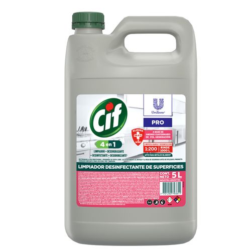 Cif Desinfectante Cuaternario X 5 Lts