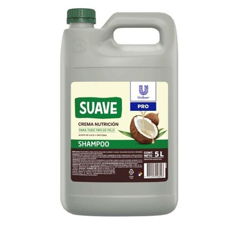 Shampoo De Cabello Suave Crema Nutricion Coco X 5 Lts