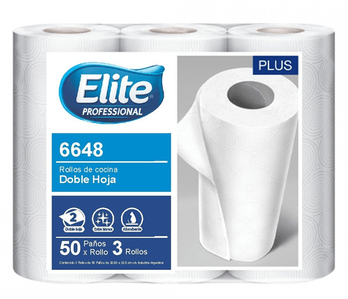 Rollo De Cocina Por Paquete Elite (6648) X 3 Unidades