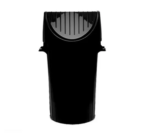 Recipiente Resid Redondo 68 Lts Negro Tapa Basculante